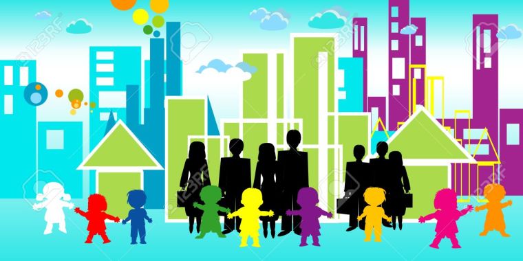 3290628-Children-and-community-Stock-Photo